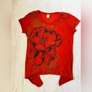 Faded Glory Size XL burnt orange Top